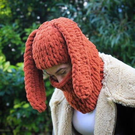Uzun Tavşan Kulaklı Cosplay Balaklava – Kişiselleştirilebilir ve Eğlenceli