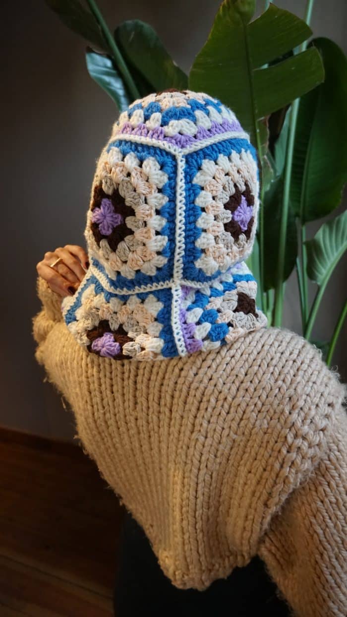 Büyükanne Desenli Klasik Balaklava – Image 9