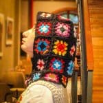 Siyah Klasik Büyükanne Balaklava | 12 Saat El Emeği – Image 5