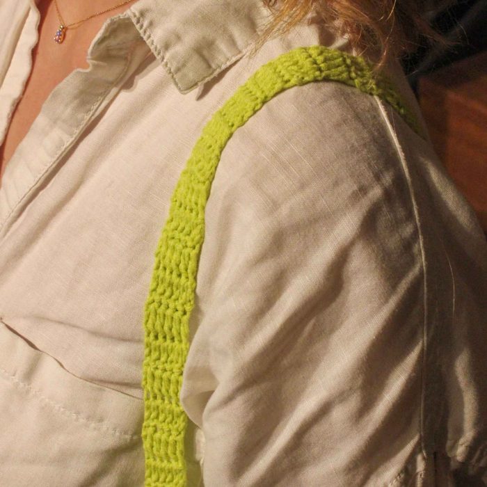 Renkli Çiçek Motifli Yazlık Örgü Çanta – Image 6