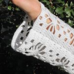 Uzun Kollu El Örgüsü Beyaz File Bluz – Rahat ve Nefes Alan Tasarım - Image 9