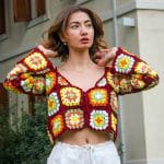 Granny Motif El Örgüsü Hırka