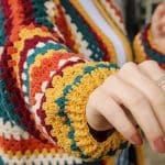 Etnik Desenli Sırt Motifli Hırka – Bohem Stil ve Benzersiz - Imagen 7