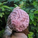 Midye Kabuğu İşlemeli Ponponlu Rasta Bere – Image 3