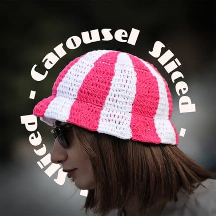 Dilimli Bucket Şapka- Carousel, Yaz ve Bahar İçin