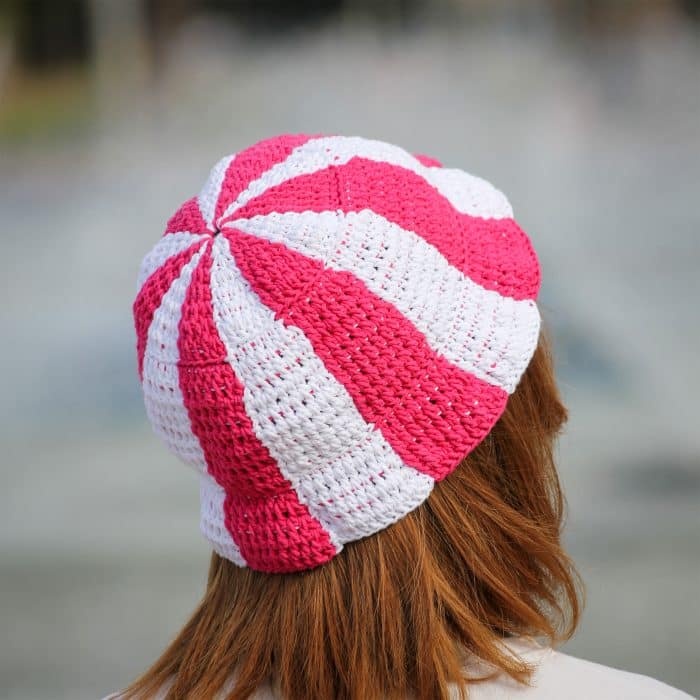 Dilimli Bucket Şapka- Carousel, Yaz ve Bahar İçin - Görsel 2