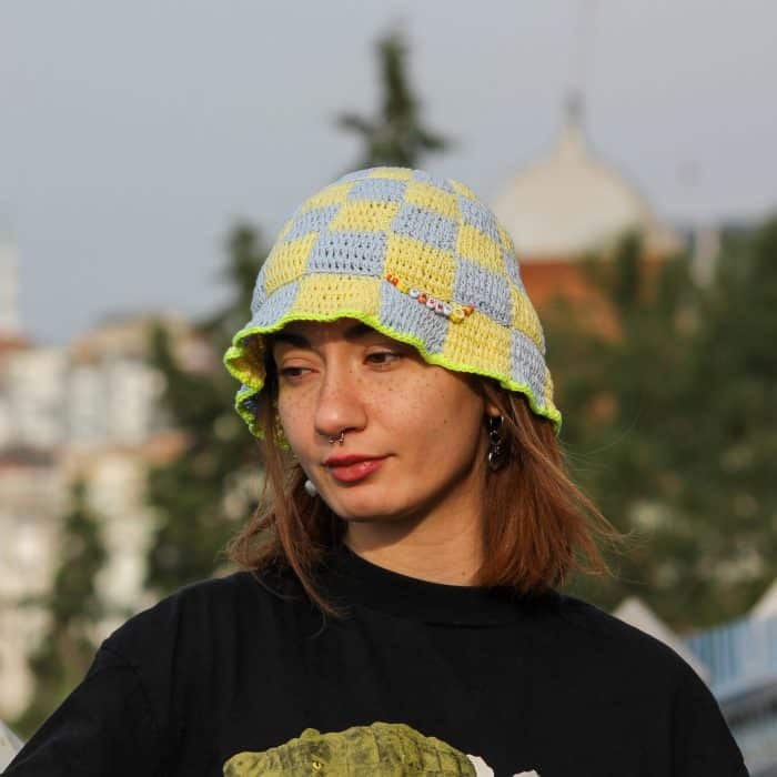 Damalı Bucket Şapka | Karma Edition – Image 7