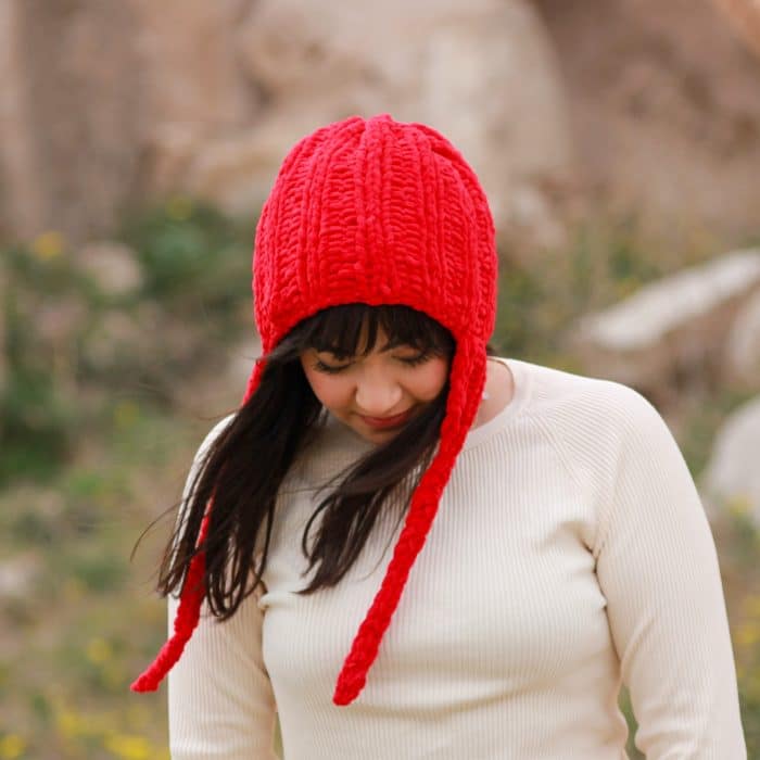 Kırmızı Puffy Başlık - Görsel 4