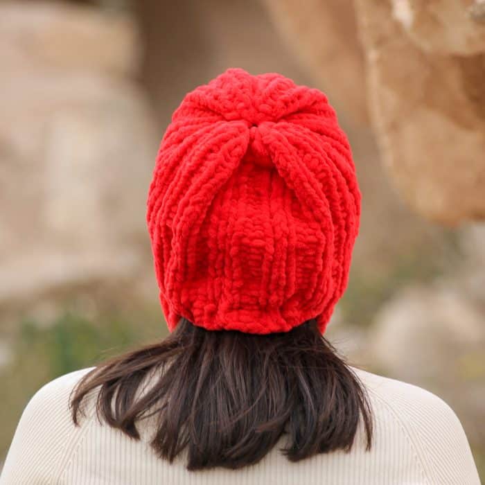 Kırmızı Puffy Başlık - Görsel 5