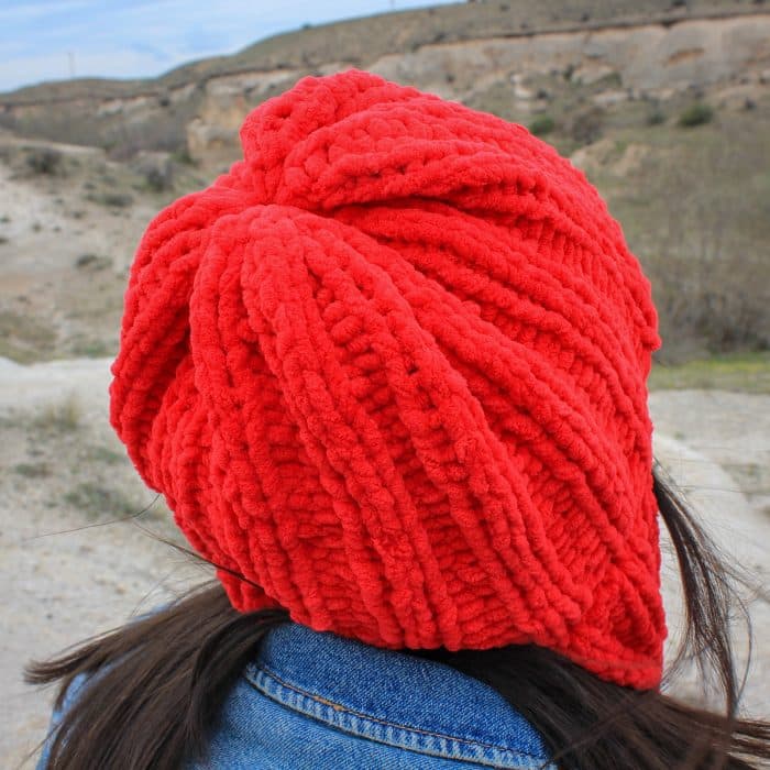 Kırmızı Puffy Başlık - Görsel 9