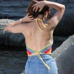 Boyundan Bağlamalı Renkli Rave Üst — изображение 9