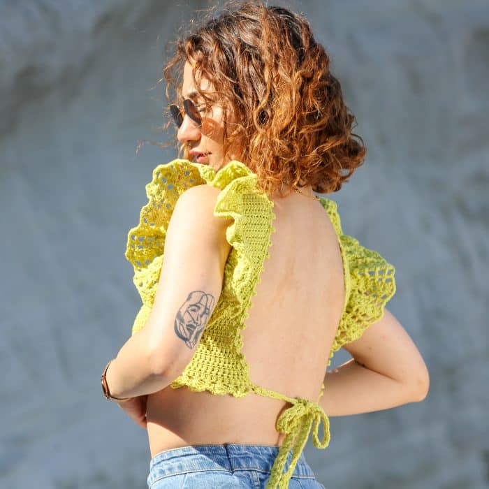 Denizkızı ve Rave Crop Top- Lime Yeşili, Özgün Tasarım — изображение 7