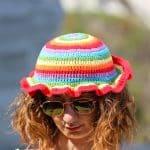 Gökkuşağı Bucket Şapka - El Yapımı, Renkli, Canlı – Image 6