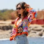 3D Çiçekli Motif Hırka | 30 Saat El Emeği – Bild 2