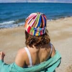 Artık İplerden Renkli Püsküllü Bere - İleri Dönüştürülmüş – Image 2