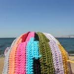 Artık İplerden Renkli Püsküllü Bere - İleri Dönüştürülmüş – Image 6