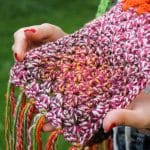 Uzun Püsküllü Atkı- Çok Renkli, Özgün – Image 3