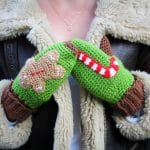 Yılbaşı Temalı Eldiven- Kurabiye Adam & Baston Şeker - Görsel 4