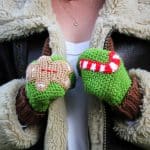 Yılbaşı Temalı Eldiven- Kurabiye Adam & Baston Şeker - Görsel 6