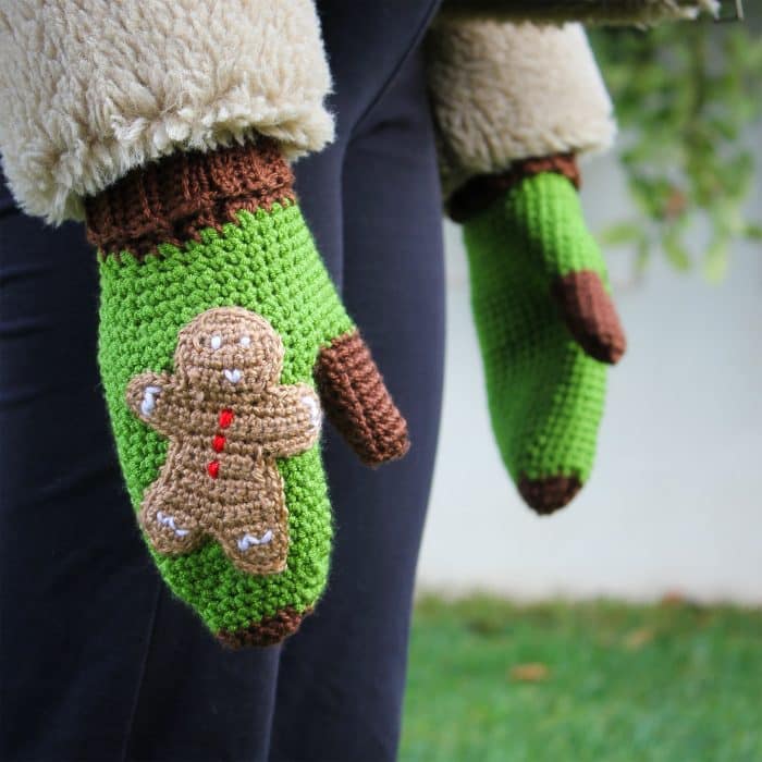 Yılbaşı Temalı Eldiven- Kurabiye Adam & Baston Şeker - Görsel 7