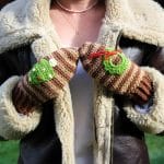 Yılbaşı Temalı Eldiven – Çam Ağacı & Noel Çelengi - Görsel 5