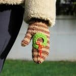 Yılbaşı Temalı Eldiven – Çam Ağacı & Noel Çelengi - Görsel 3