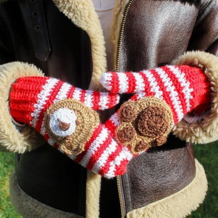 Tam Parmak Eldiven - Ayı Teddy & Pati