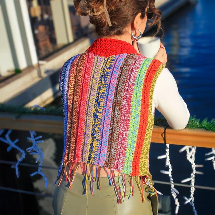 Rave Stili Tığ İşi Üst | İleri Dönüştürülmüş - Görsel 9