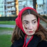 Tığ İşi Kırmızı Bandana- Etnik ve Zarif — изображение 8