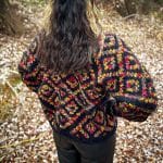 Peluş El Örgüsü  Hırka – Geometrik, Yumuşak ve Rahat – Bild 6