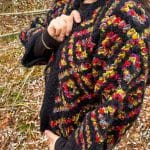 Peluş El Örgüsü  Hırka – Geometrik, Yumuşak ve Rahat – Bild 5