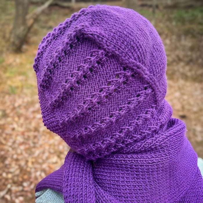 Kapüşonlu El Örgüsü Uzun Atkı –  Sıcacık ve Fonksiyonel – Image 5
