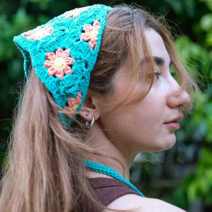 Özelleştirilebilir Çiçekli Bandana – Image 2