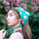 Özelleştirilebilir Çiçekli Bandana - Görsel 5