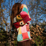 Neşeli Kareler Örgü Hırka - Görsel 9