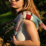 Özelleştirilebilir Pastel Çizgili Örgü Atkı – Image 4