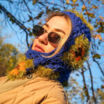 Çiçek Desenli Püsküllü Balaklava – Image 7