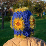 Çiçek Desenli Püsküllü Balaklava – Image 9