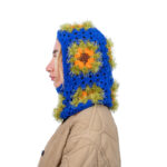 Çiçek Desenli Püsküllü Balaklava – Image 3