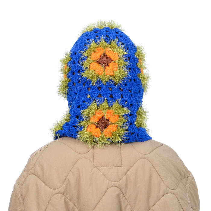 Çiçek Desenli Püsküllü Balaklava – Image 4