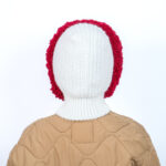 Özelleştirilebilir Yumuşak Kenarlı Kapüşonlu El Örgüsü Balaklava - Görsel 2