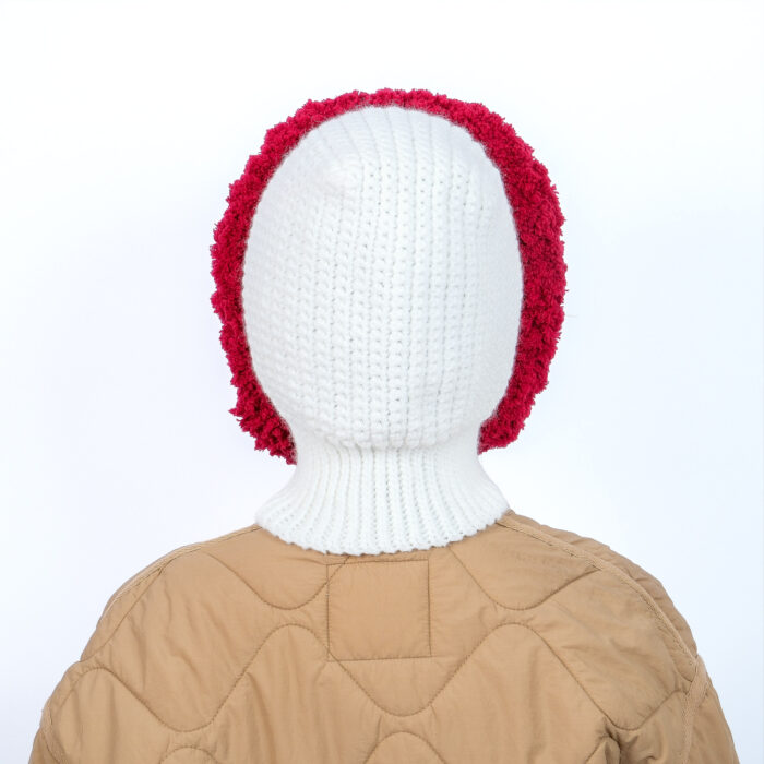 Özelleştirilebilir Yumuşak Kenarlı Kapüşonlu El Örgüsü Balaklava - Görsel 2