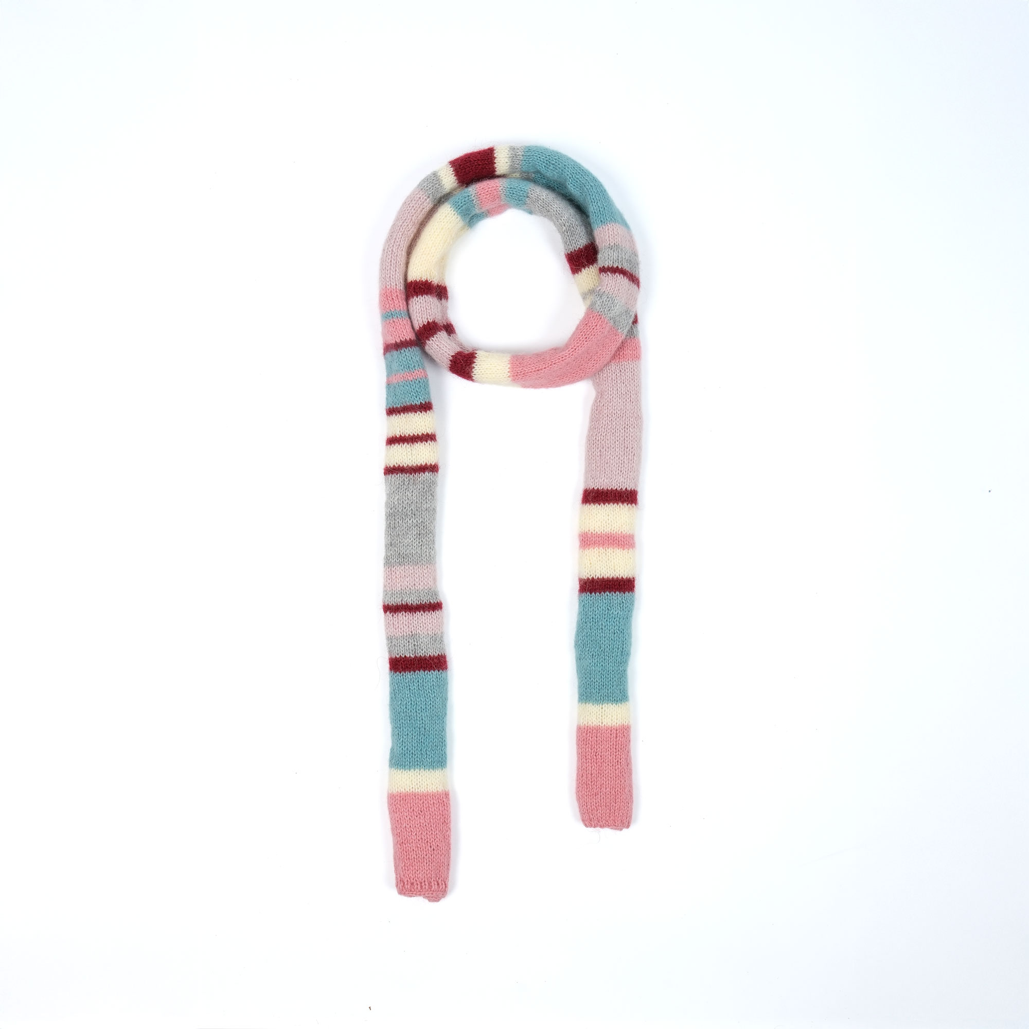 DSCF9398 Özelleştirilebilir Pastel Çizgili Örgü Atkı – Image 1