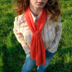 Işıltılı Örgü Fular | %100 El Yapımı Güllü Tasarım — изображение 3